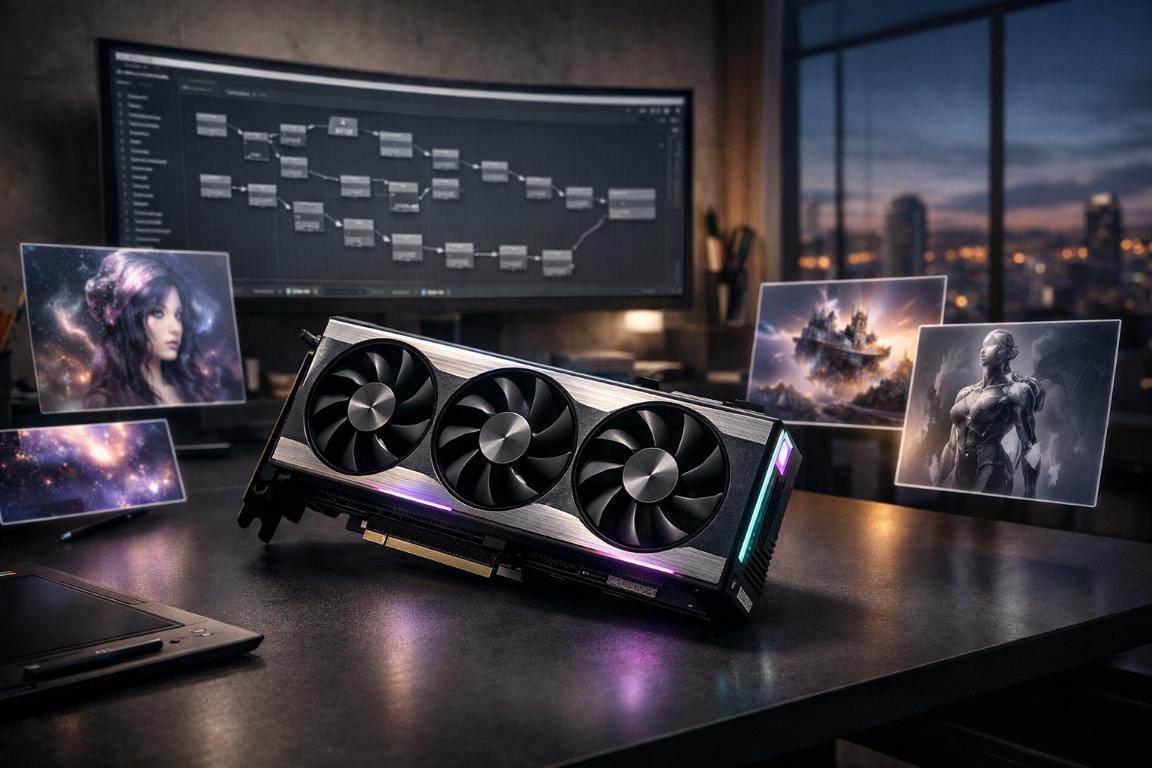 Meilleur GPU carte graphique pour génération images et vidéos IA 2026